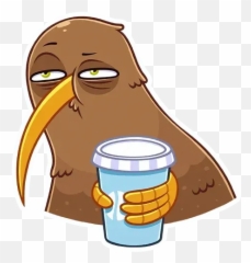 Kiwi Bird Whatsapp Stickers - Stickers Cloud Emoji,Kiwi Bird Emoji