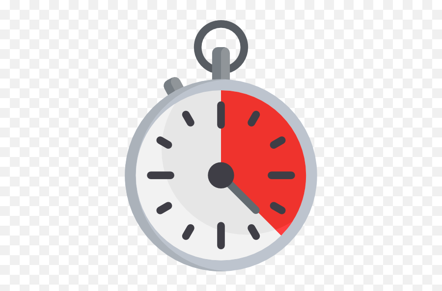 Stopwatch - Transparent Background Red Stopwatch Icon Emoji,Emoji Cigarette And Clock