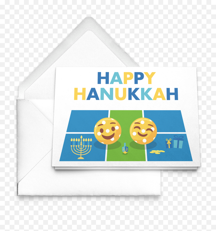 Pickleball Emoji Greeting Card Set - Greeting Card,Hanukkah Smileys Emoticons