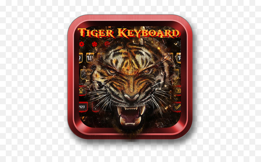 Tiger Keyboard U2013 Google Play Ilovalari - Tiger Wallpapers Iphone 7 Emoji,Tiger Emoji