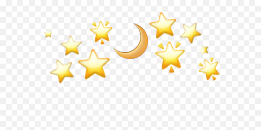 Moon Star Stars Night Shine Sticker By Leila - Decorative Emoji,Sparkling Emoji