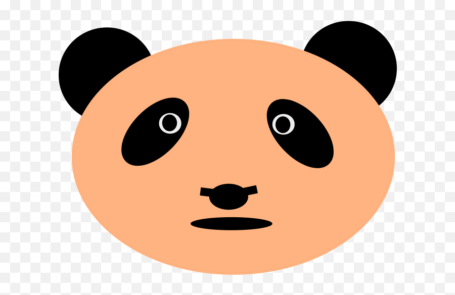 Free Clip Art Panda Bujung Tonrak By Aungkarns - Vector Con Gau Emoji,Panda Emoji Clipart