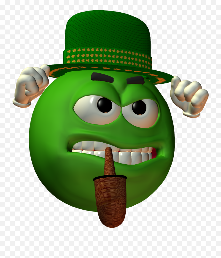 Svatý Patrik - Costume Hat Emoji,Luigi Emojis