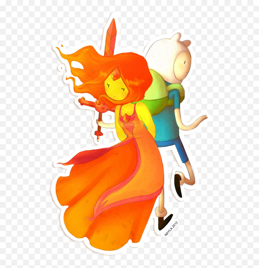 Warmed Up Inside - Adventure Time With Finn And Jake Photo Finn And Flame Princess Emoji,Adventure Time Emoticon