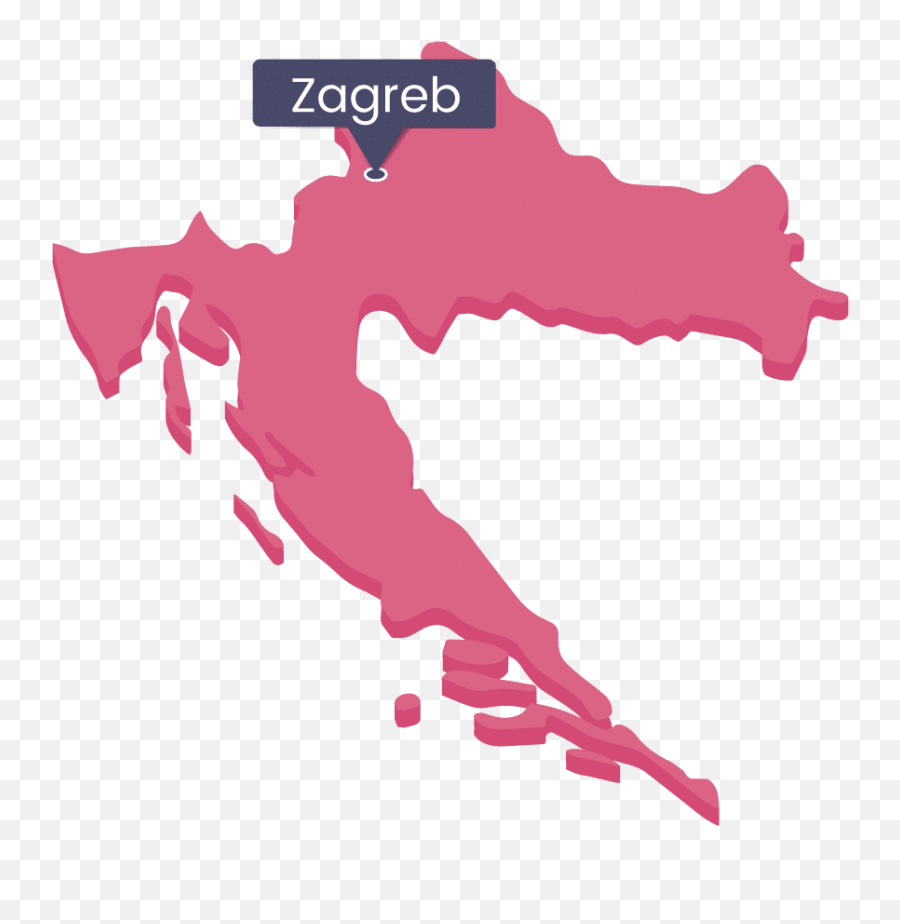 Zagreb - Trainplanet Croatia Counties Map Jpg Emoji,It's Just Emotion From 80's