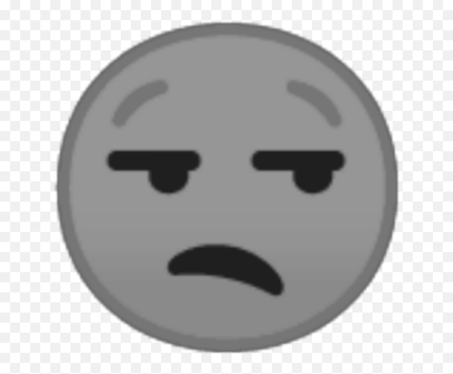Emoji Grey Sticker - Dot,Freedom Emoji