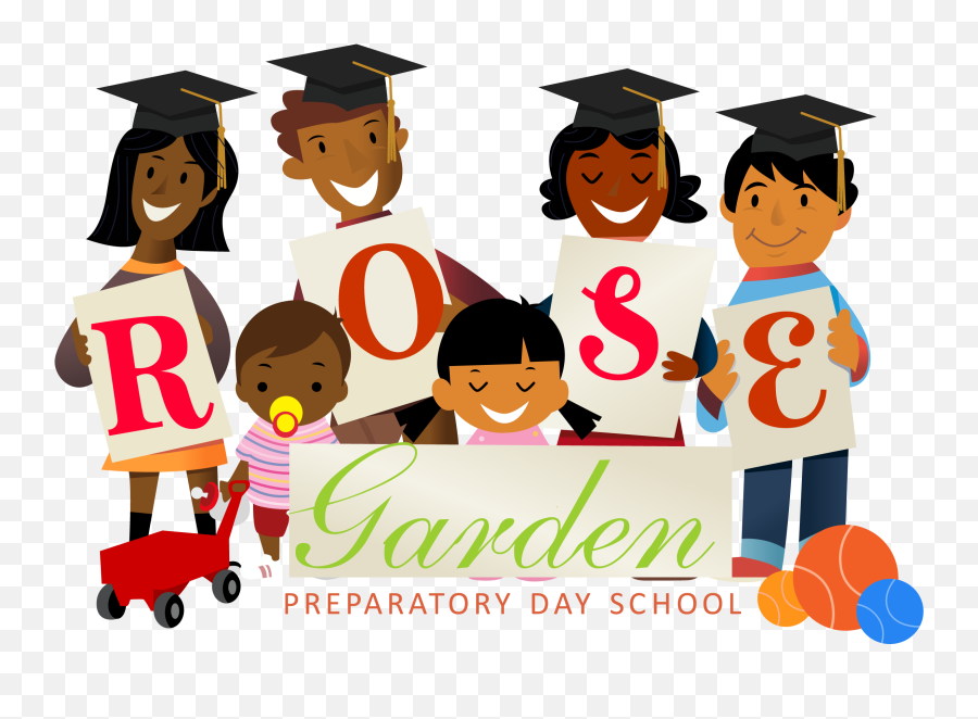 Rose Garden Preparatory Day School Pottstown Pa Child Care - Square Academic Cap Emoji,Emotion Toilet Paper Holder