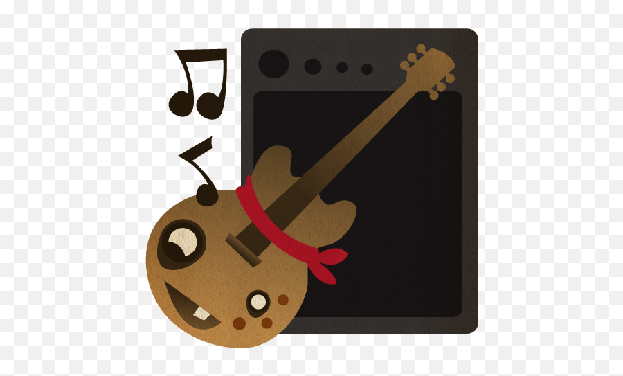 Guitar Garageband Garage Band Rock Icon - Cool Garage Band Icon Emoji,Emoticon Rock Guitar