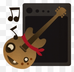 Guitar Garageband Garage Band Rock Icon - Cool Garage Band Icon Emoji,Emoticon Rock Guitar