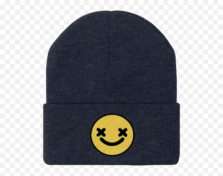 Smiley Knit Beanie - Toque Emoji,Winter Hat Emoticon