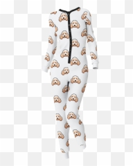 Onesie Style Snow White Product - Long Sleeve Emoji,Emojis Onesies For Adults