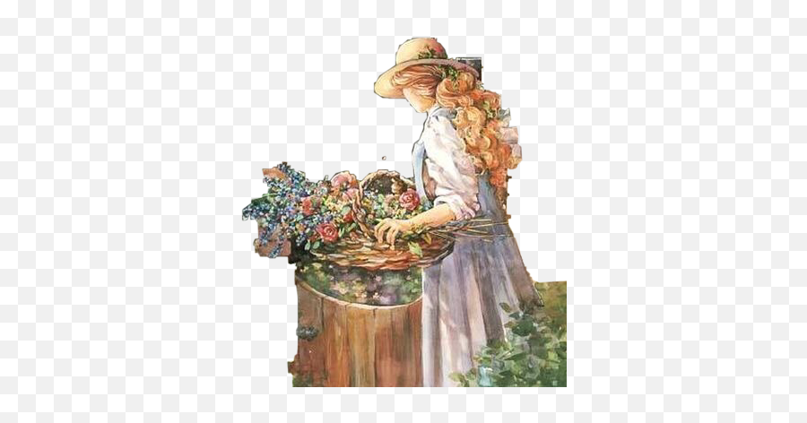 Woman Gardening Flowers Freetoedit - Fine Arts Emoji,Gardening Emoji