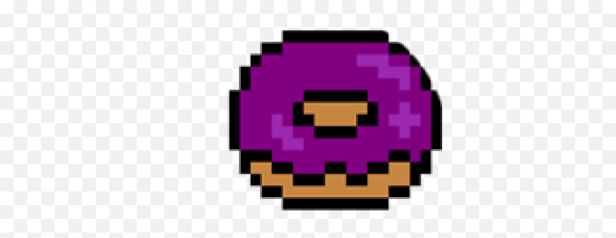 Purple Donut - Roblox Emoji,Emoticon For A Donut