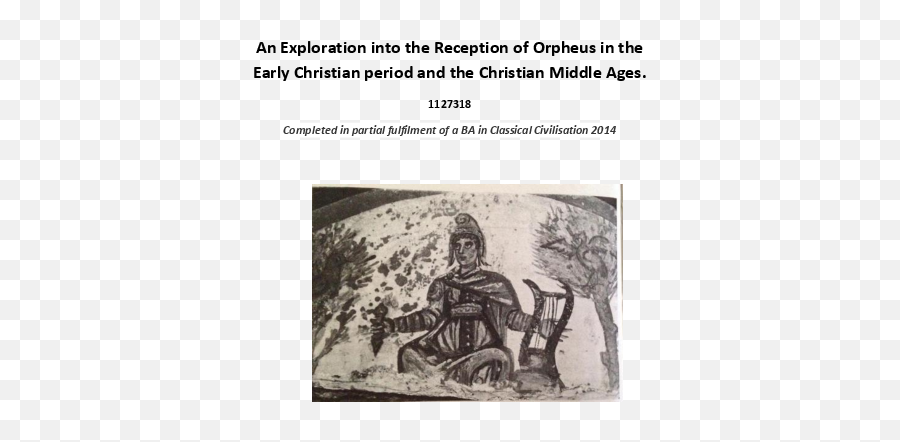 Pdf An Exploration Into The Reception Of Orpheus In The Emoji,Emotion In Lactantius: Vulnerability In Virtue And Worship.