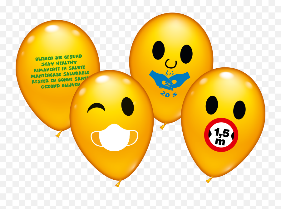 Karaloon Shop 30 Ballons Corona Tipps Balloons Corona Emoji,Salute Emoji