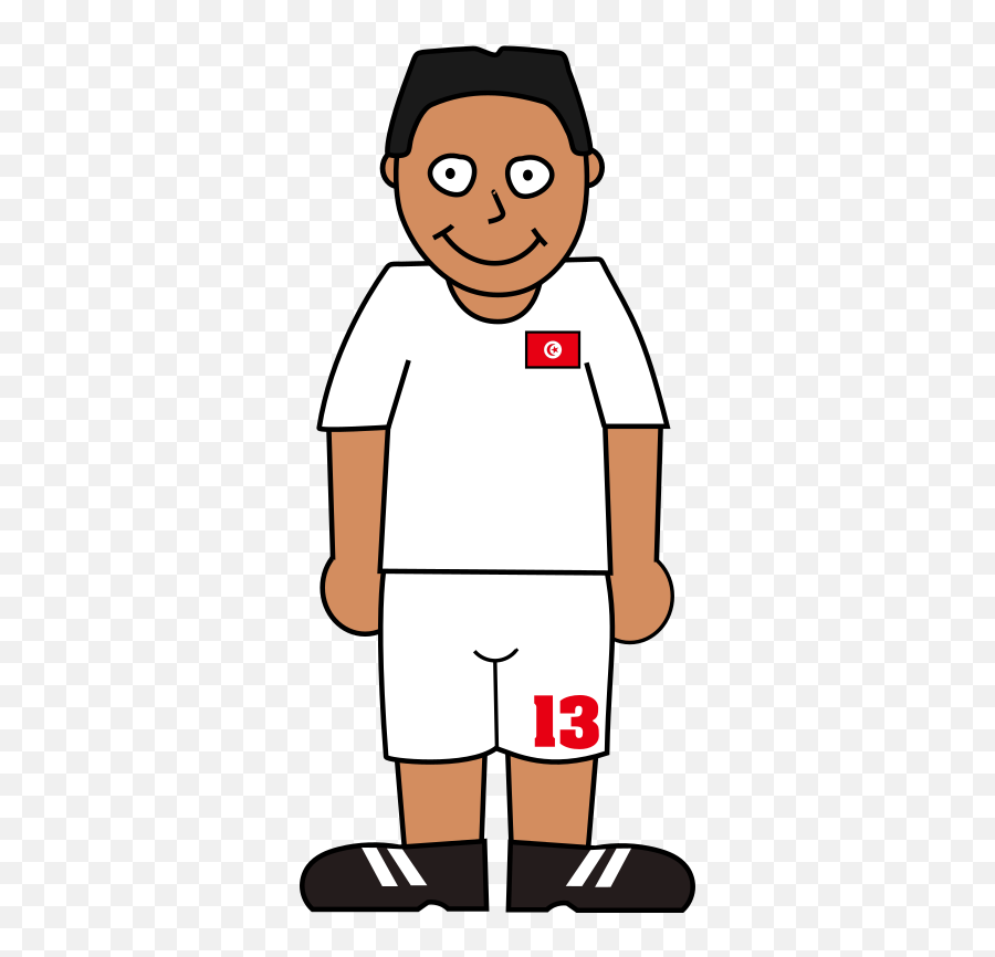 Football Player Tonosia - Openclipart Emoji,Standing Emoji