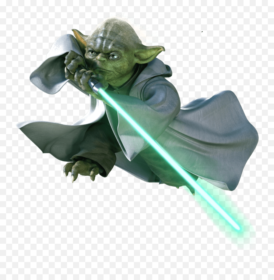 Yoda Flying Star Wars Transparent Png - Yoda Soul Calibur Png Emoji,Star Wars Emoji Instagram