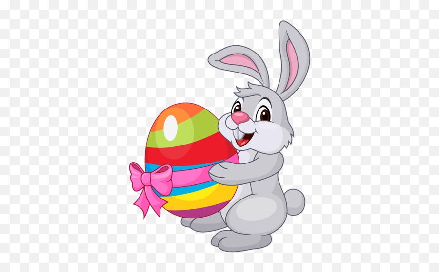 Easter Bunny Cartoon Free Hd Image - Easter Rabbit Png Emoji,Easter Bunny Emoticon Free