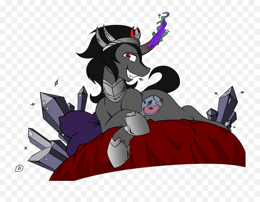 Lol Xd - Sombra To Skylar Mlp Forums King Sombra Handsome Emoji,Sombra Emoji