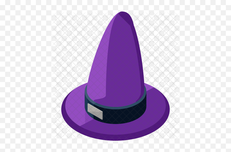 Witch Hat Icon Of Isometric Style - Costume Hat Emoji,Witches Hat Emoji