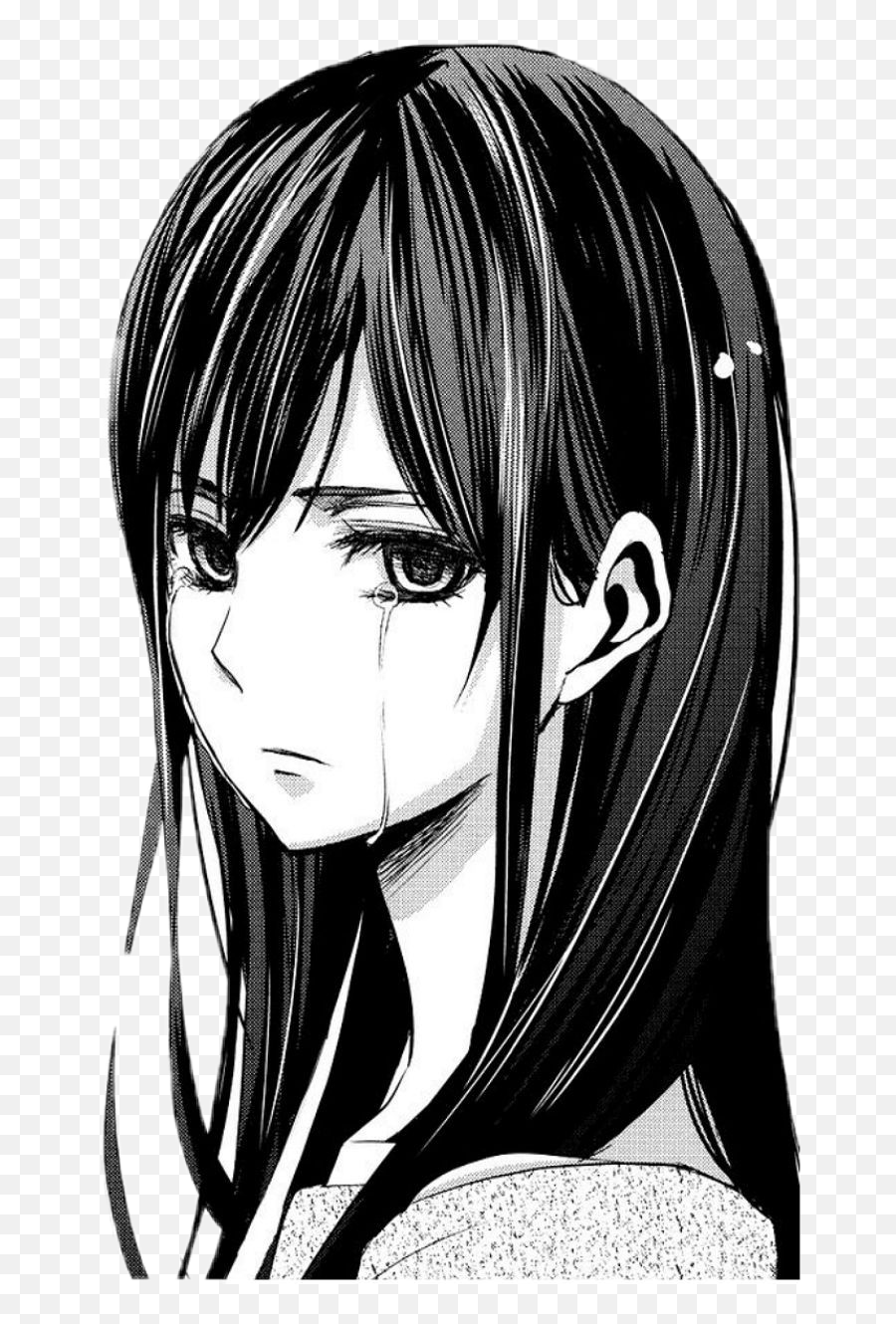 Manga Girl Crying Manga Mangagirl Sticker By Nekiot Emoji,Head Hurt ...