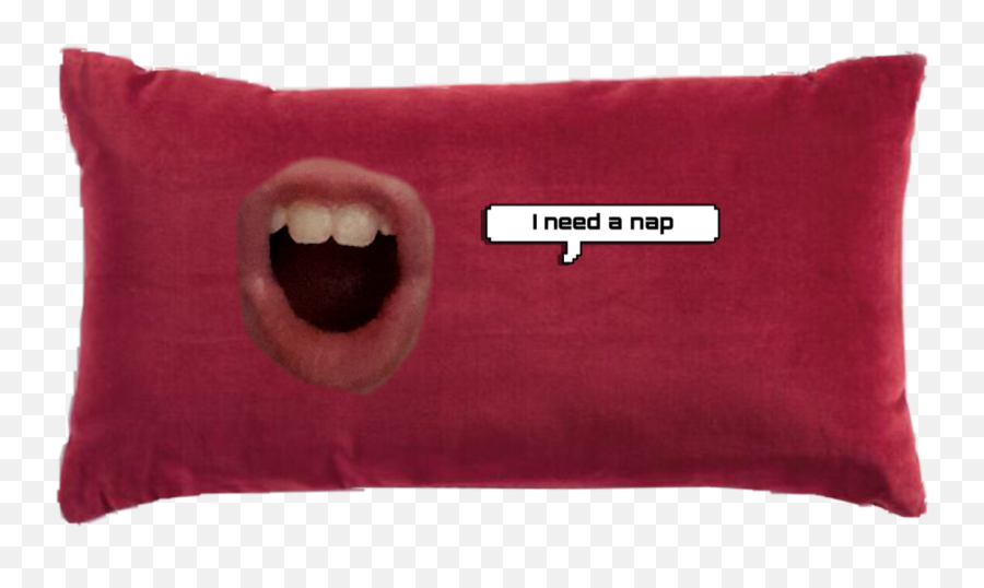 Sleepyhead Sticker By Raleigh Morgenstern - Soft Emoji,Tongue Out Emoji Pillow