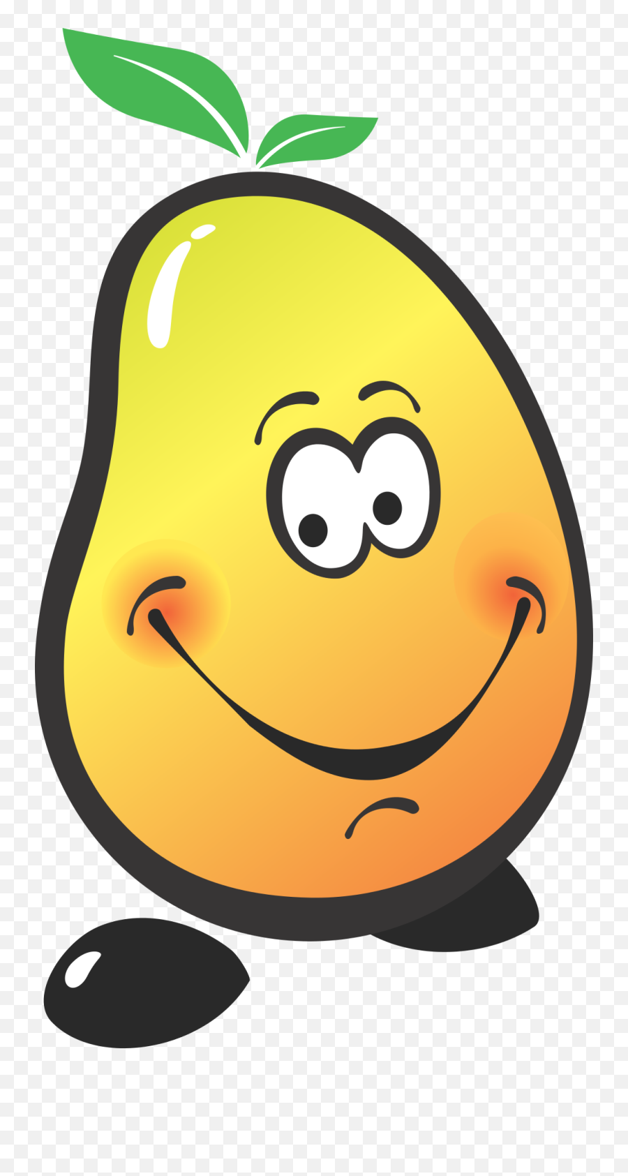 Free Photo Mango Character Jolly - Mango Character Emoji,Fruit Emoticon