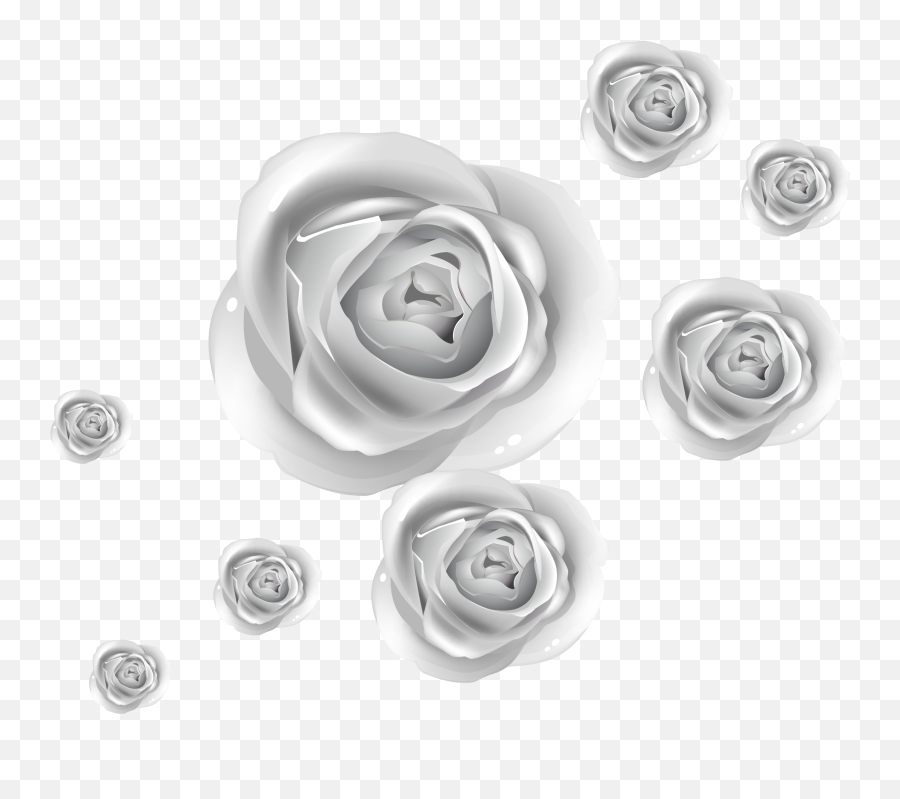 Mq Silver Rose Roses Flower Flowers - Floral Emoji,Falling Rose Emoji