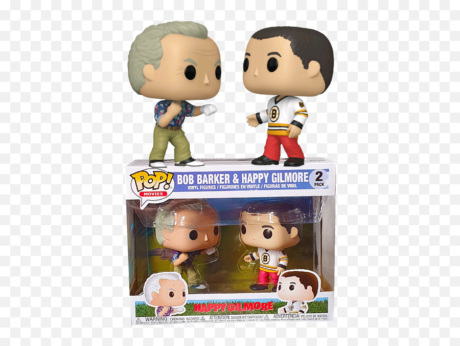 Funko Pop Vinyl Figurine Bob Barker U0026 Happy Gilmore 2 - Pack Happy Gilmore Happy Gilmore Funko Pop Emoji,Figuras Emotions