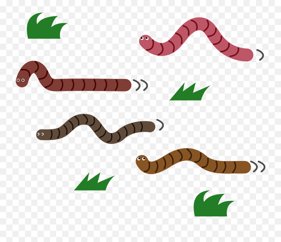 Earthworms Clipart - Earthworm Emoji,Earthworm Emoji