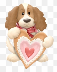 Library Of Valantines Day Cute Dog Png - Valentines Day Cartoon Clipart With Transparent Background Emoji,Westie Dog Emoticon