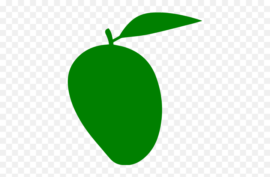 Green Mango Icon - Green Mango Clipart Png Emoji,Mango Emoticon Transparent