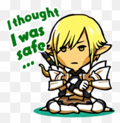 Ffxiv In Game - Fictional Character Emoji,Ffxiv /atease Emoticon