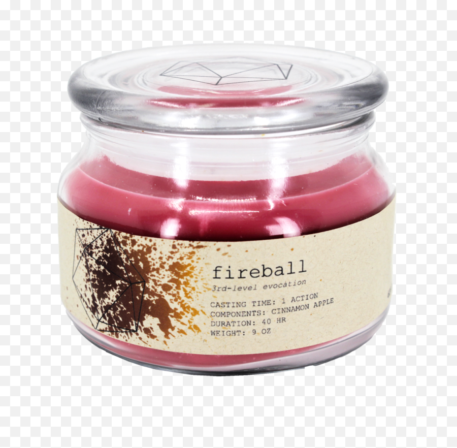 Handmade Products Fireball Spell Series Natural D20 Candle - Eldritch Blast Color Emoji,Emotions Lawn Mower