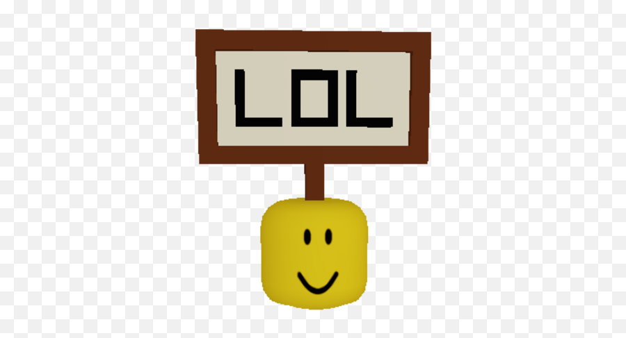 Lol Sign Roomworld 2 Rblx Wiki Fandom - Happy Emoji,Lol Emoticon Png