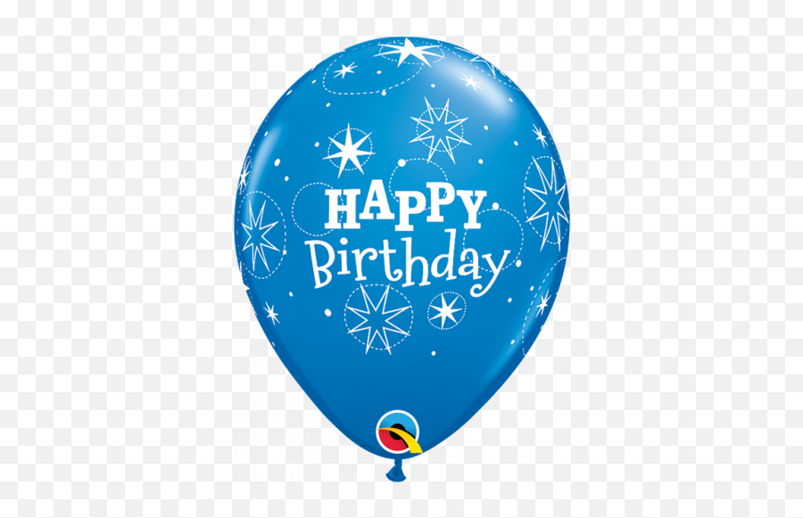 Greetings House - Title Birthday Balão De Aniversário Azul Emoji,Happy 50 Birthday Emoticon