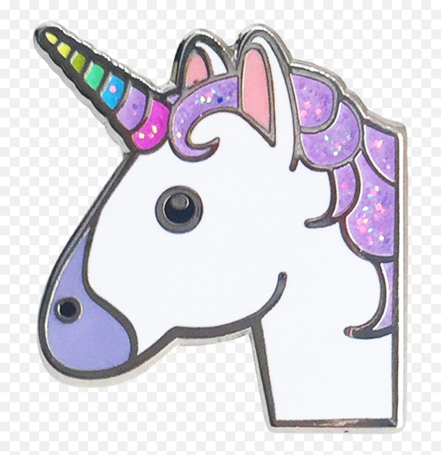 Unicorn Emoji Pin Glitter Emoji Pin Unicorn Emoji Unicorn - Heart Emoji With Unicorn,Sparkle Emoji
