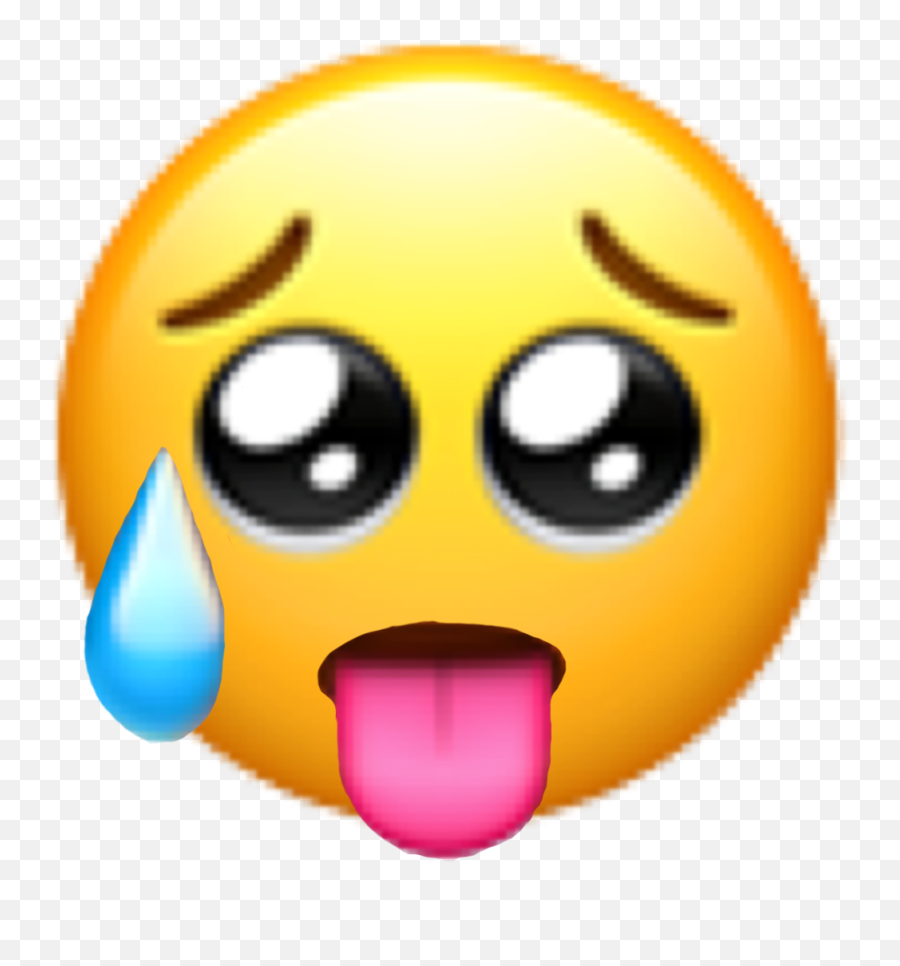 The Most Edited Haga Picsart - Pleading Face Emoji Mix,Beige Sweater Tongue Emoticon