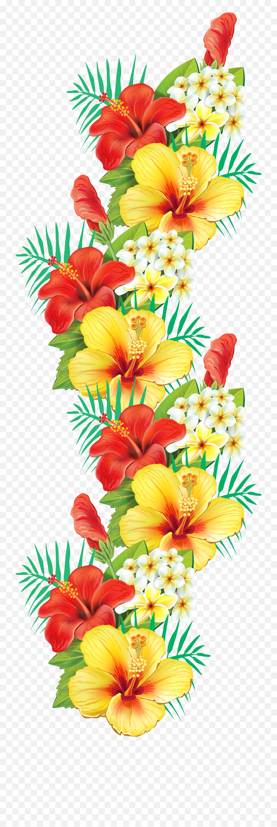 Male Reproductive Part Of Flower - Clip Art Library Tropical Flower Vine Clip Art Emoji,Emoticon Playa Whatsapp