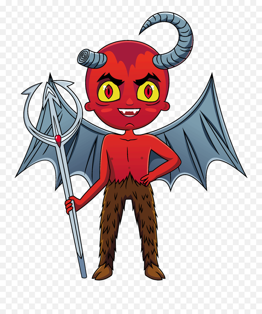 Demon Clipart Free Download Transparent Png Creazilla - Demon Emoji,Whats The Emoticon For Devil Horns