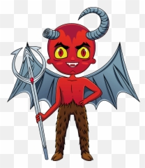 Demon Clipart Free Download Transparent Png Creazilla - Demon Emoji,Whats The Emoticon For Devil Horns
