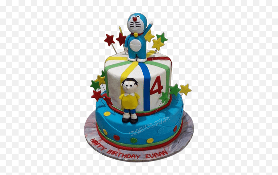 Online Birthday Cake Delivery In Delhi Ncr Doorstepcake - Doremon And Nobita Cake Emoji,Girl Emoji Cake