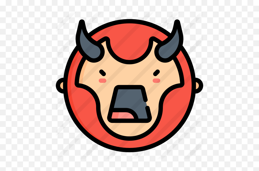 Angry - Free Smileys Icons Happy Emoji,Devil Horns Emoticon Facebook