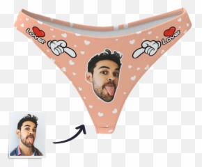 Custom Photo Boxer Sweet Heart Face - Panty Hd Emoji,Panties Emoji