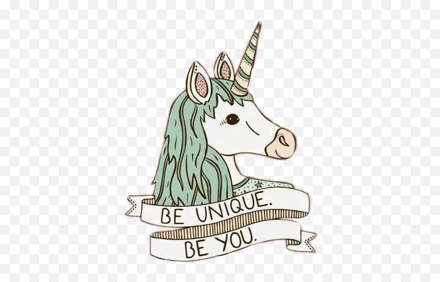 Unicorn Tumblr Sticker By Carol Moreno Balcarcel - Unicorn Emoji,How To Draw A Unicorn Emoji