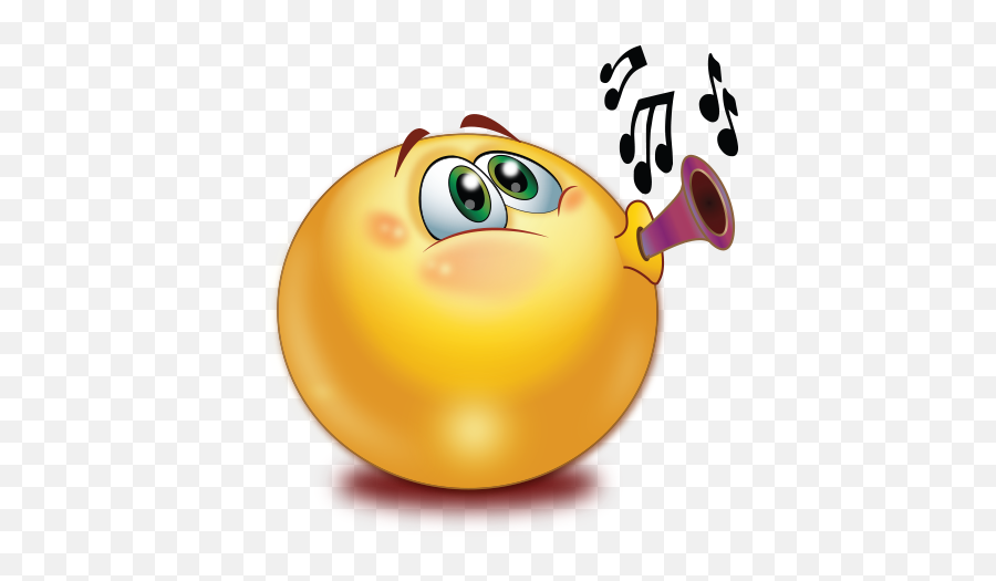Party Whistle Emoji - Happy Emoji Images Hd,Whistling Emoji