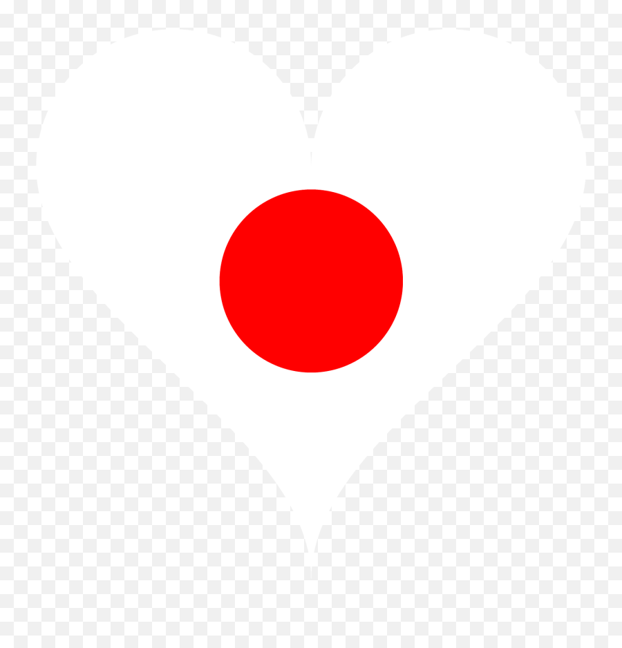 Image Of Love Shape Japan Flag Clipart - Bandera De Japon Corazon Emoji,Scottish Flag Emoji