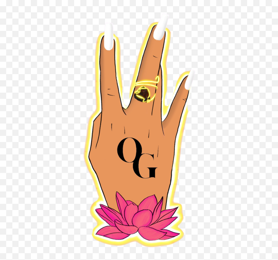 Og Emoji,Peace Sign Emoji Hand