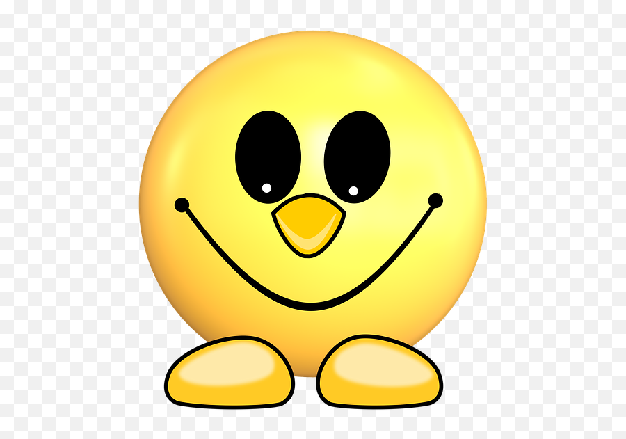 Smilie Joy Smile Happy Emoticon Face Laugh Luck - Emoji Smile Clipart With Feet,Laugh Emoji