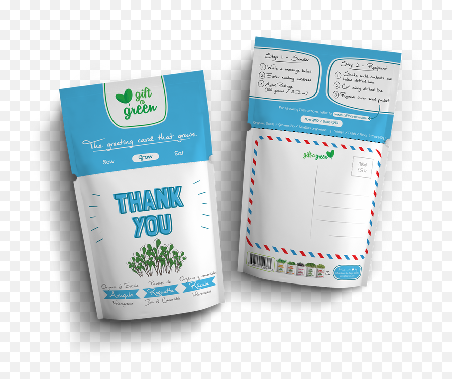 Thank You Card Arugula Microgreens U2013 Dev Gift A Green Emoji,What Emoji To Say Thank You